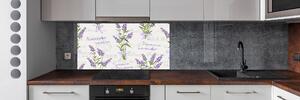 Skleněný panel do kuchyně Levandule pksh-98906827