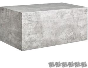 Tectake Konferenční stolek Lasley, nosnost 45 kg - Vzhled betonu,90 x 50 x 40 cm