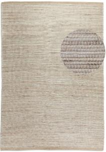 Jutový a vlněný Koberec Handloom 105962 Šedohnědý 80x200