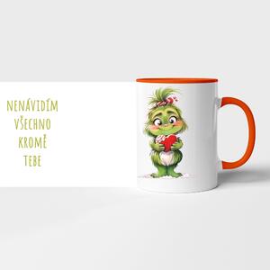 Hrnek grinch nenávidím všechno krome tebe 1 w