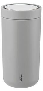 Termohrnek to go I:cons Stelton 0,2 l šedý soft light grey