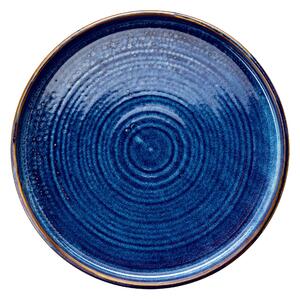 Mělký jídelní talíř Verlo DEPP BLUE 25 cm
