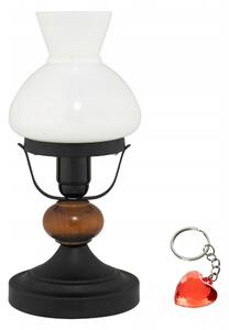 Stolní lampa Rabalux Petronel béžová, černá 60 W