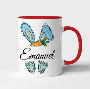 Velikonoční hrnek se jménem Emanuel