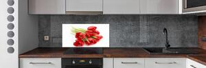 Panel do kuchyně Červené tulipány pksh-99817079