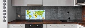Panel do kuchyně Mapa zvířata pksh-99962679