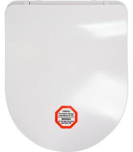 WC prkénko Fala Super Slim bílé duroplast