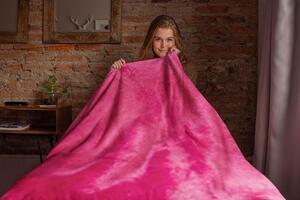 Top textil Deka mikroflanel růžová 150x200 cm