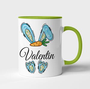 Velikonoční hrnek se jménem Valentin
