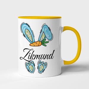 Velikonoční hrnek se jménem Zikmund