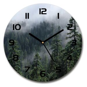 Skleněné hodiny kulaté Lesní mlha pl_zso_30_c-f_103817714