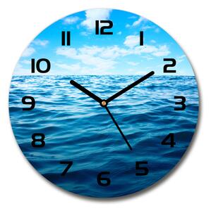 Skleněné hodiny kulaté Mořská voda pl_zso_30_c-f_104561146
