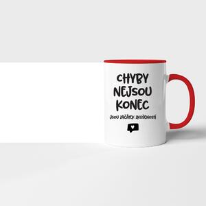 Hrnek Chyby nejsou konec, jsou začátek zkušeností