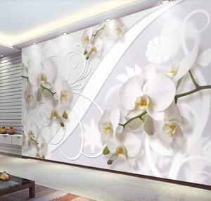 Fototapeta Jemné orchideje v jemných odstínech, Květinové fototapety, Populární fototapety, u04707 - Tapeko.co.cz