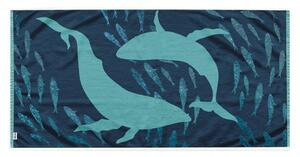 DecoKing Plážová osuška Dolphin, 90 x 180 cm