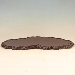 E-bonsai Plastový podstavec pod bonsai 43 x 25 x 1,5 cm hnědá