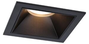 P 93127 LED vestavné svítidlo 3-krokové-stmívatelné Cole Coin IP44 hranaté 88x88mm Coin 6W 230V stmívatelné 2700K černá - PAULMANN