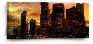 Sablio Obraz Mrakodrapy - 110x50 cm