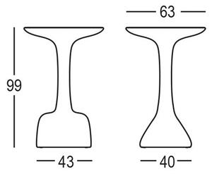 PLUST zahradní stoly Armillaria Table