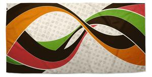 Sablio Ručník Retro abstrakce - 30x50 cm