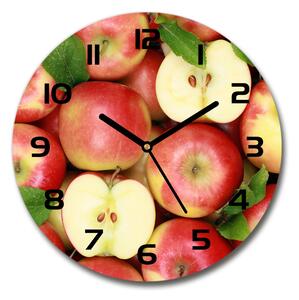 Skleněné nástěnné hodiny kulaté Jablka pl_zso_30_c-f_47653720
