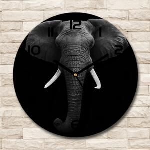 Skleněné hodiny kulaté Africký slon pl_zso_30_c-f_49228540