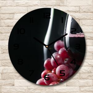 Skleněné hodiny na stěnu Hrozny a víno pl_zso_30_c-f_52977492