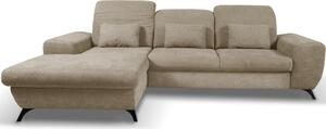 Rohová sedací souprava Altham (béžová) (L). Akce -25%