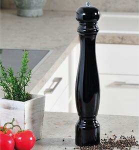 Mlýnek na pepř - kaučukové dřevo, 40 cm, černý KESPER 13665