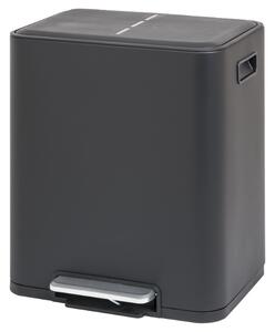 W5 Odpadkový koš se systémem třídění odpadu, 2x 15 l (černá) (100412278002)