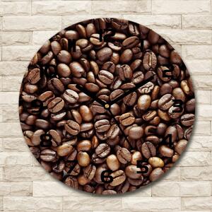 Skleněné hodiny na stěnu Zrnka kávy pl_zso_30_c-f_57418754