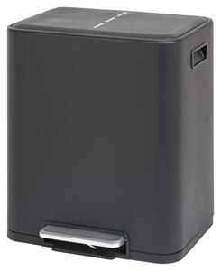 W5 Odpadkový koš se systémem třídění odpadu, 2x 15 l (černá) (100412278002)