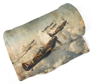 Sablio Deka Stíhačky Spitfire v letecké bitvě - 150x120 cm