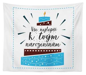 Sablio Deka Vše nejlepší k tvým narozeninám: 150x120 cm