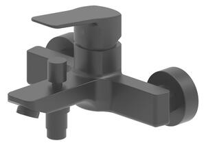 Vanová baterie SAT Cube Way bez sprchového setu 150 mm černá matná CU222C