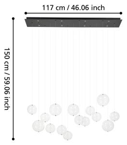 Eglo 390334 - LED Stmívatelný lustr na lanku ESPARDELLO 8xLED/4,2W/230V 3000K