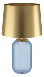 Eglo 390064 - Stolní lampa CUITE 1xE27/40W/230V zlatá/modrá