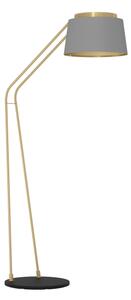 Eglo 390174 - Stojací lampa ALMERIMAR 1xE27/40W/230V šedá/zlatá