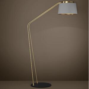 Eglo 390174 - Stojací lampa ALMERIMAR 1xE27/40W/230V šedá/zlatá