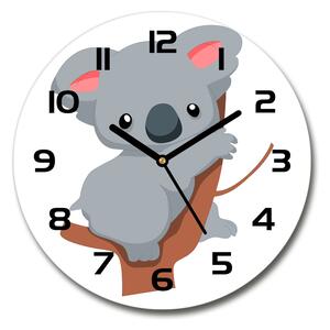 Skleněné hodiny kulaté Koala na stromě pl_zso_30_c-f_66617317