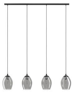 Eglo 39566 - Lustr na lanku ESTANYS 4xE27/60W/230V kouřová