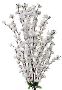 Velká umělá květina bílá sakura Peel– 100 cm