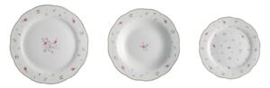 18dílná sada porcelánových talířů Brandani Nonna Rosa