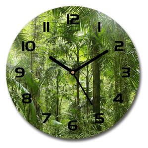 Skleněné hodiny kulaté Tropický les pl_zso_30_c-f_72098525