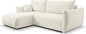 Rohová sedací souprava Alondra (bílá) (L). Akce -25%