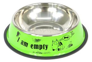 Vsepropejska Empty miska pro psa s tlapkami Barva: Oranžová, Rozměr (cm): 11