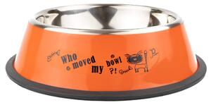 Vsepropejska Empty miska pro psa s tlapkami Barva: Oranžová, Rozměr (cm): 11