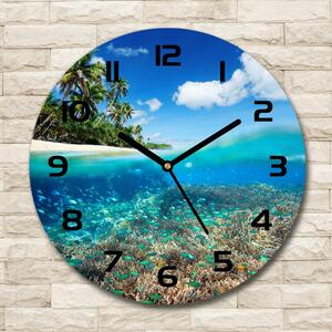 Skleněné hodiny na stěnu Korálový útes pl_zso_30_c-f_78236057