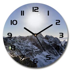 Skleněné hodiny na stěnu Zima v Tatrách pl_zso_30_c-f_80482542