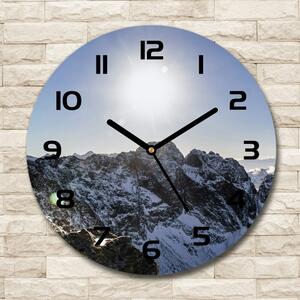 Skleněné hodiny na stěnu Zima v Tatrách pl_zso_30_c-f_80482542